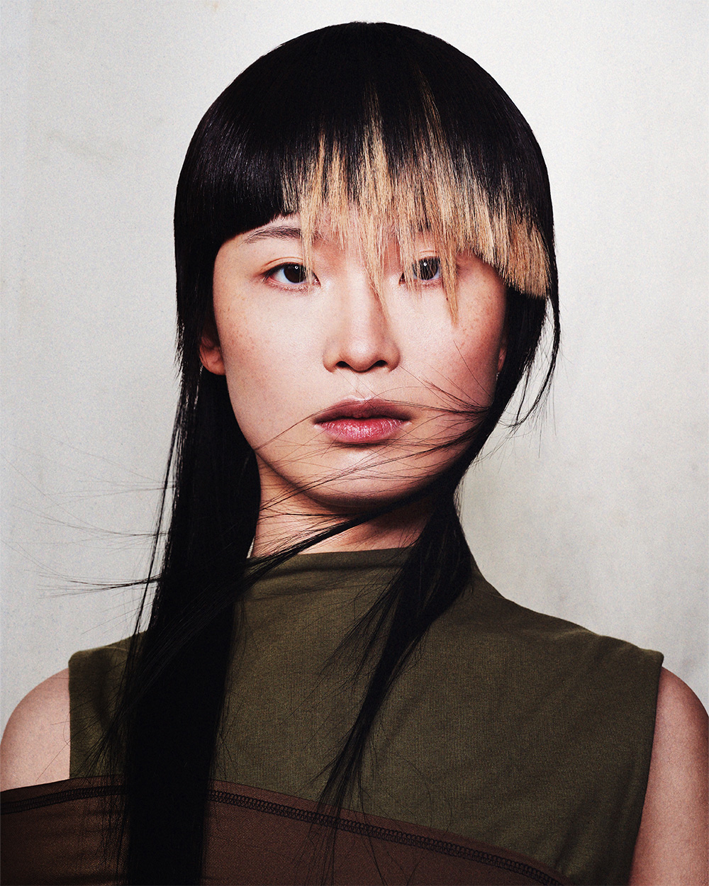 Layered Hair with Colour Block Fringe - Antonio Palladino - Dystopia Collection